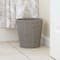 Household Essentials Gray Woven Paper Rope Waste Basket